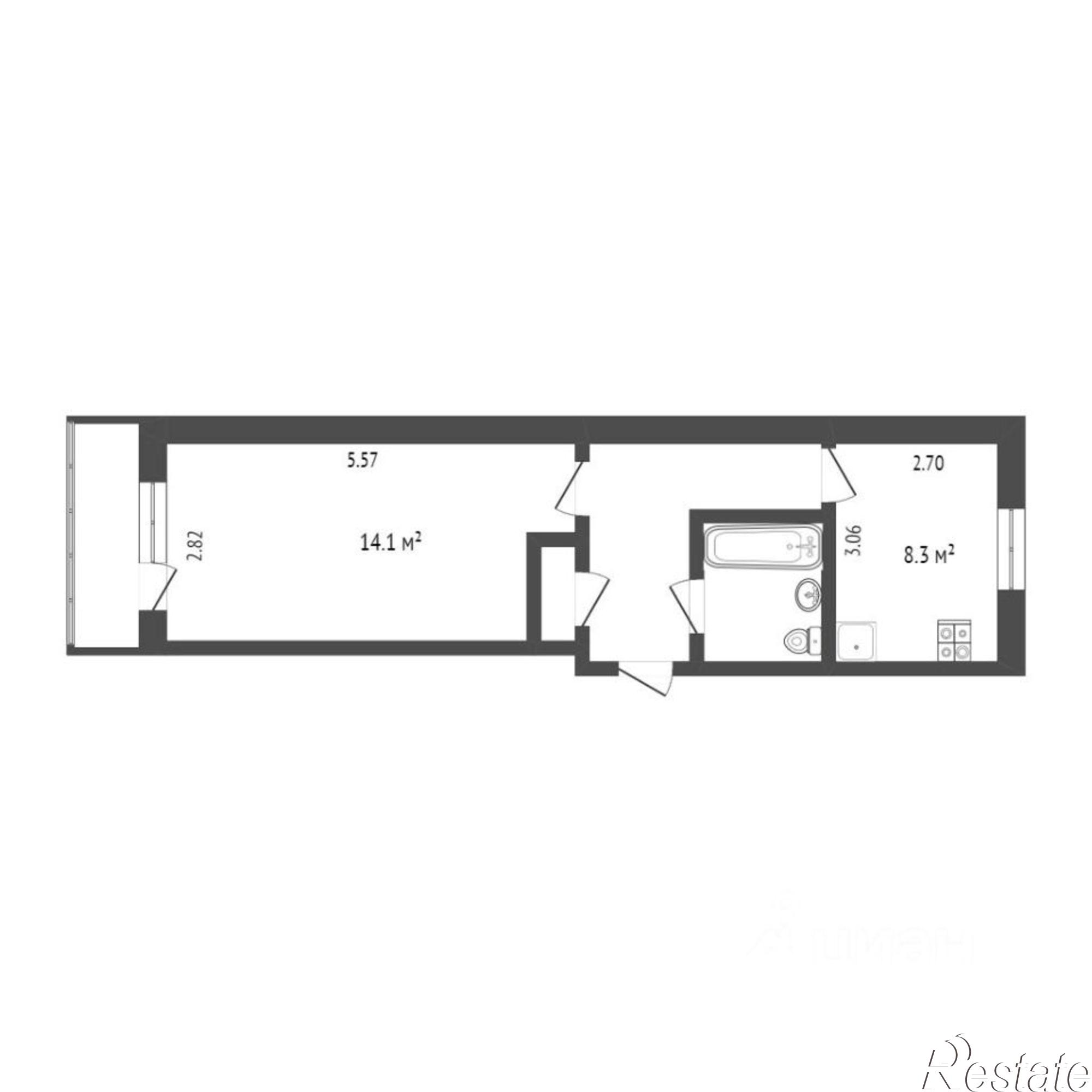 Купить квартиру за 3 150 000 рублей на ул Забойная, 3