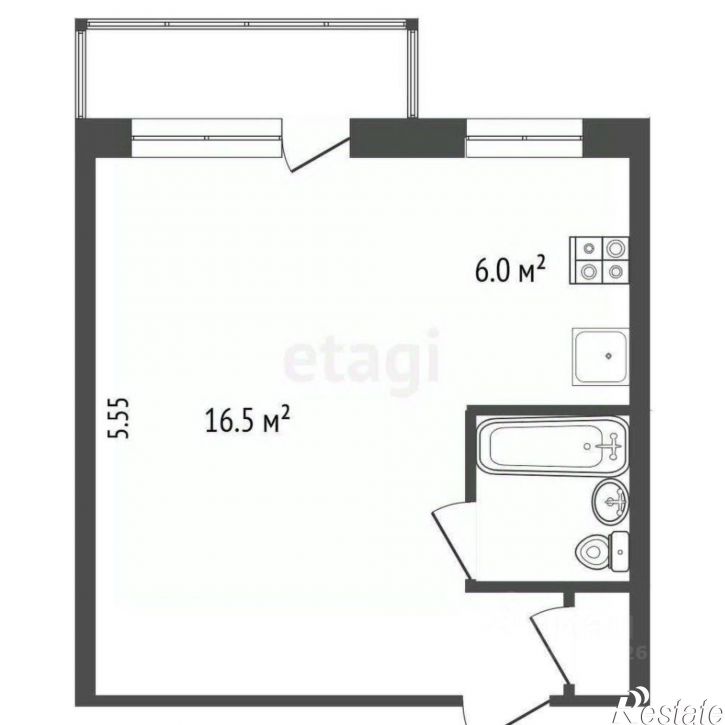 1-комн квартира ул Карачевская, 17,  д. 17