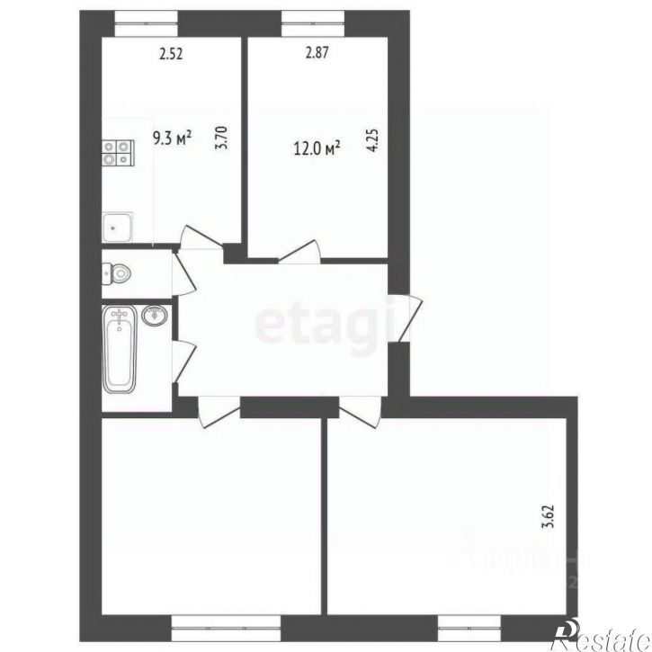 3-комн квартира Социалистическая улица, 8,  д. 8