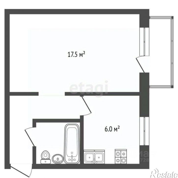 2-комн квартира улица Баррикад, 125,  д. 125