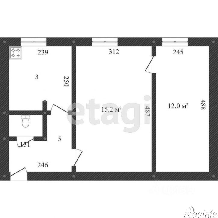 2-комн квартира ул Моторная, 44,  д. 44