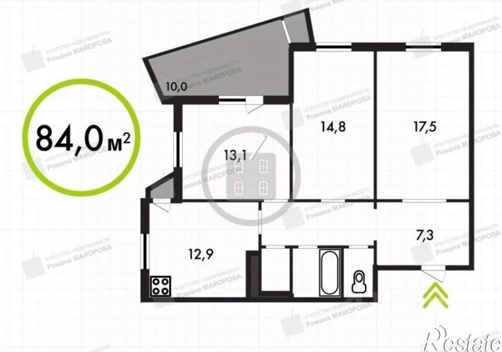 3-комн квартира ул Вишневского, 28,  д. 28