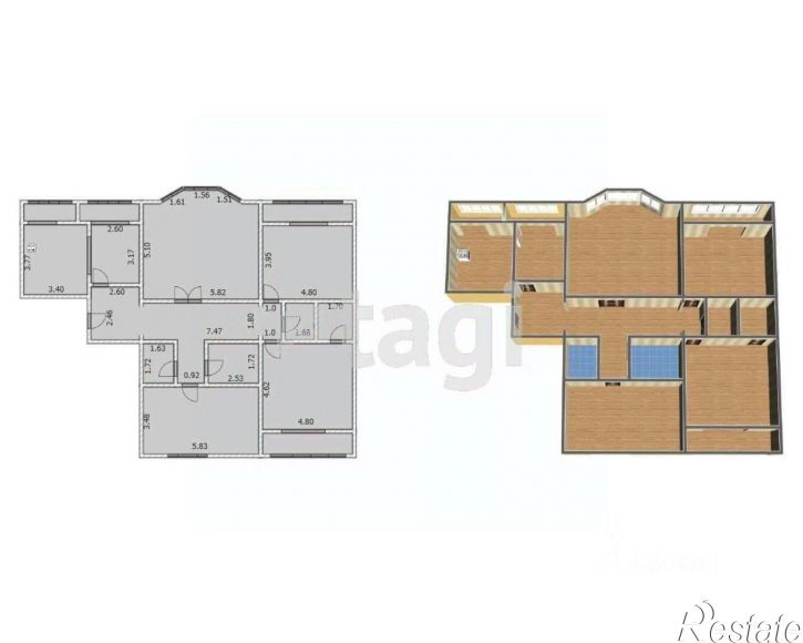 4-комн квартира ул Тульская, 34/2,  д. 34/2