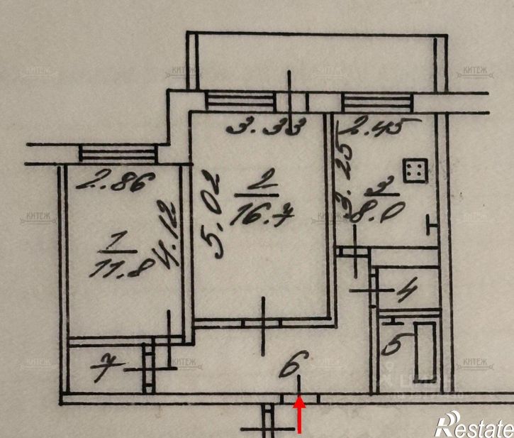 2-комн квартира Дорожная улица, 33,  д. 33