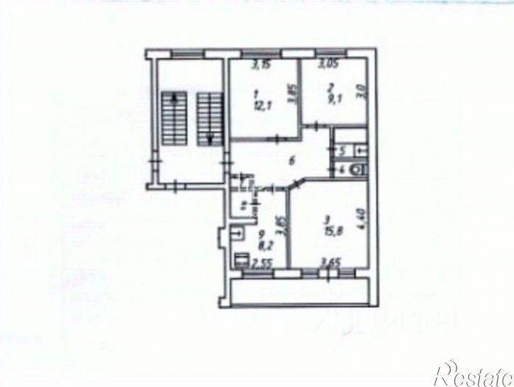 3-комн квартира ул Московская, 313а,  д. 313а