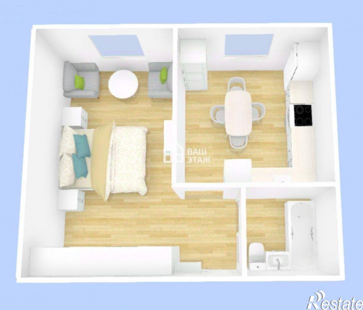 1-комн квартира Врубовая улица, 45,  д. 45