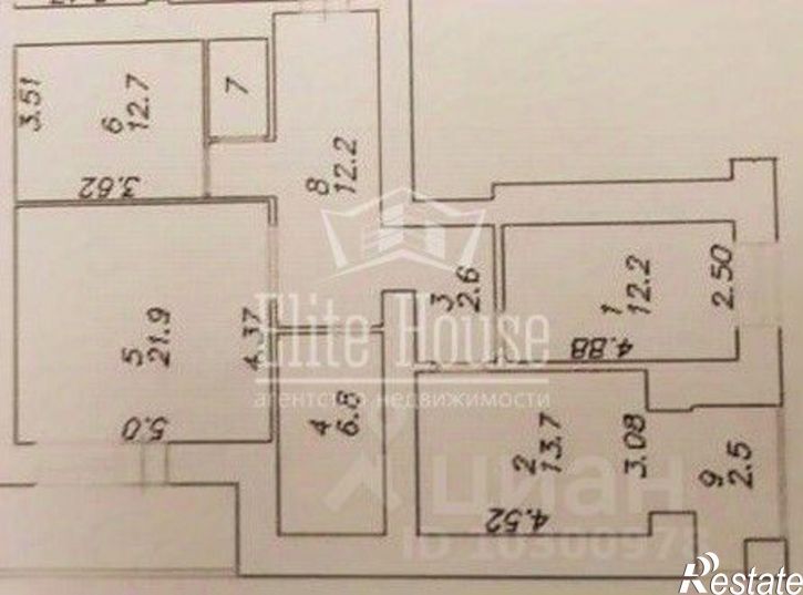 3-комн квартира Старообрядческий переулок, 23,  д. 23