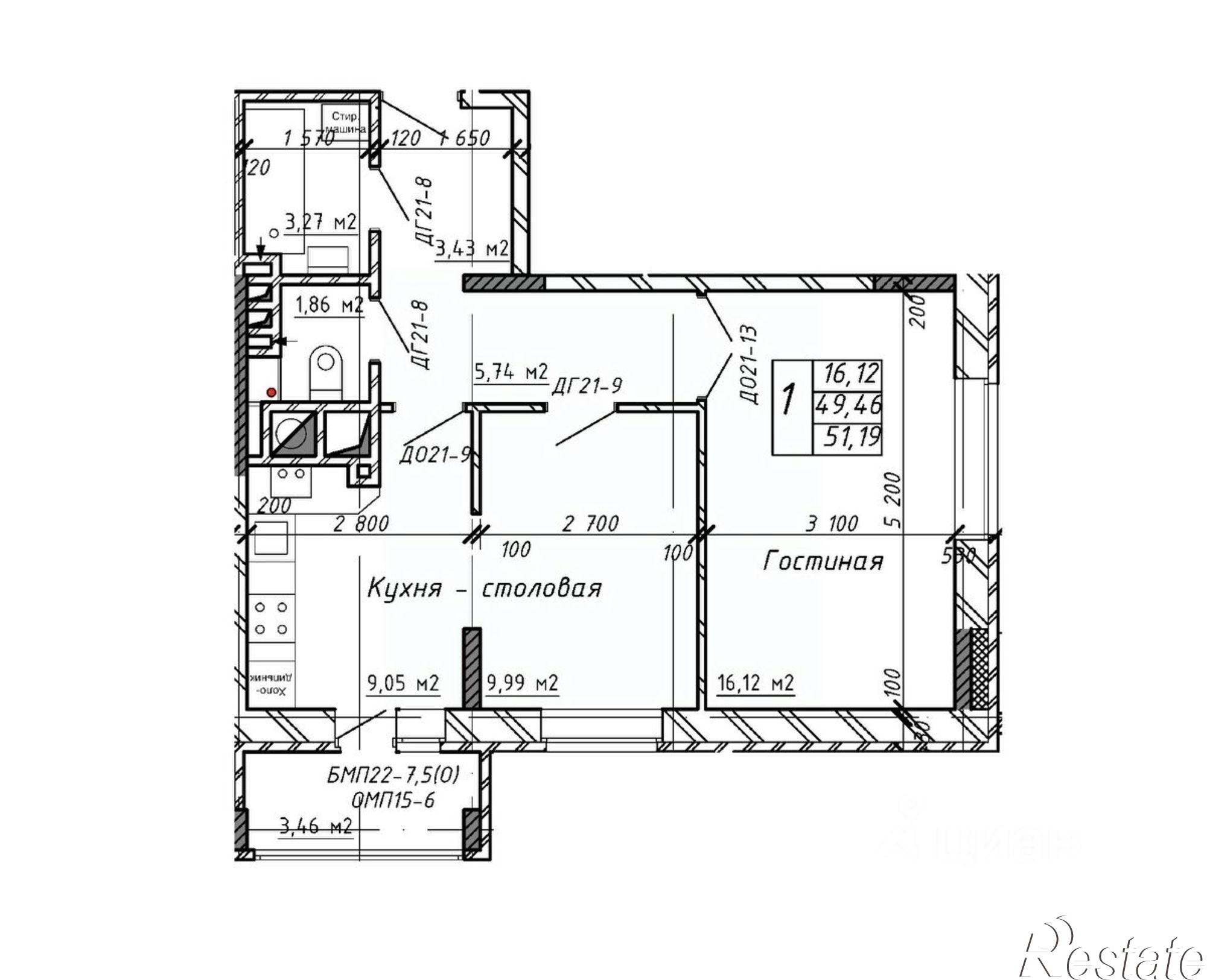 Купить квартиру за 4 621 500 рублей на Азаровская улица, 40 к4