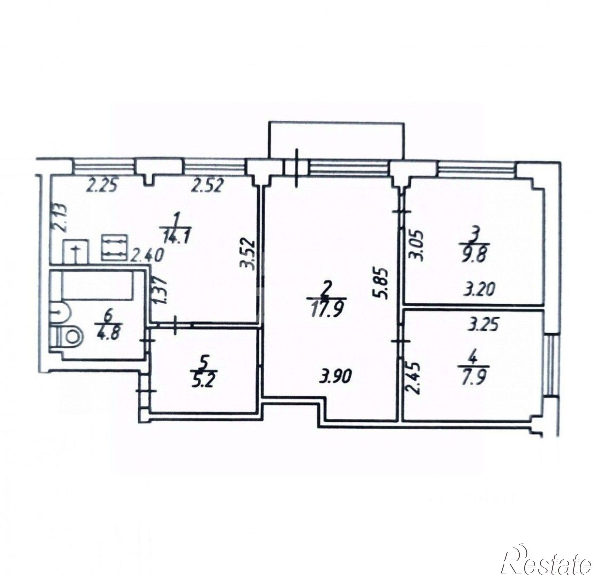 Купить квартиру за 5 200 000 рублей на ул Суворова, 15