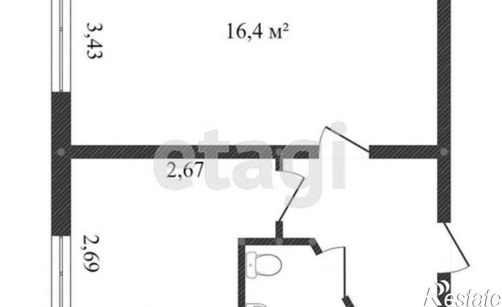1-комн квартира улица Вишневского, 10,  д. 10