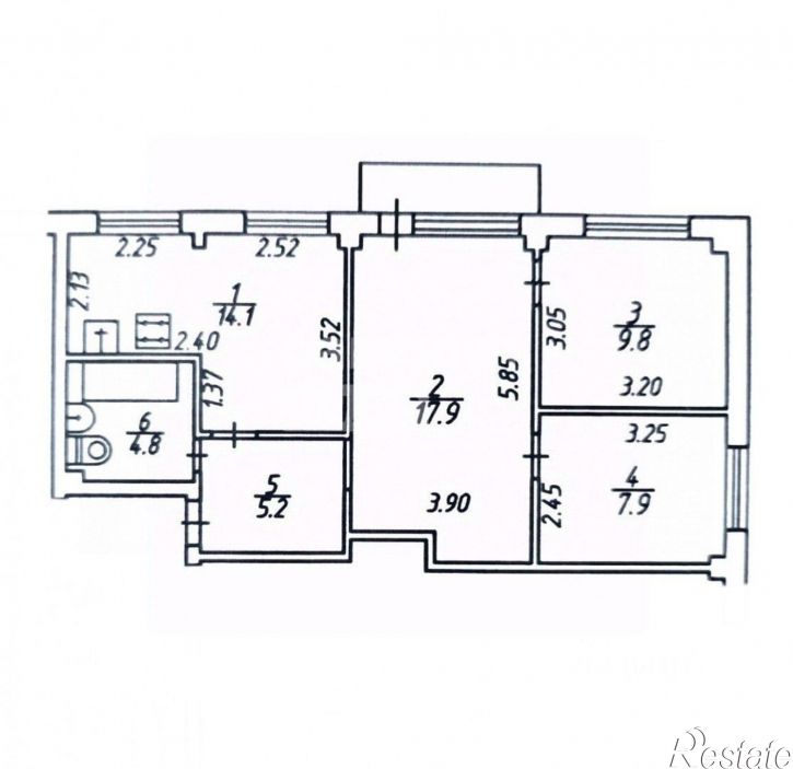 3-комн квартира ул Суворова, 15,  д. 15