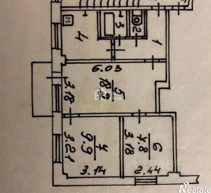 3-комн квартира ул Подвойского, 27,  д. 27
