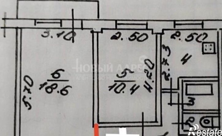2-комн квартира ул Ленина, 22,  д. 22