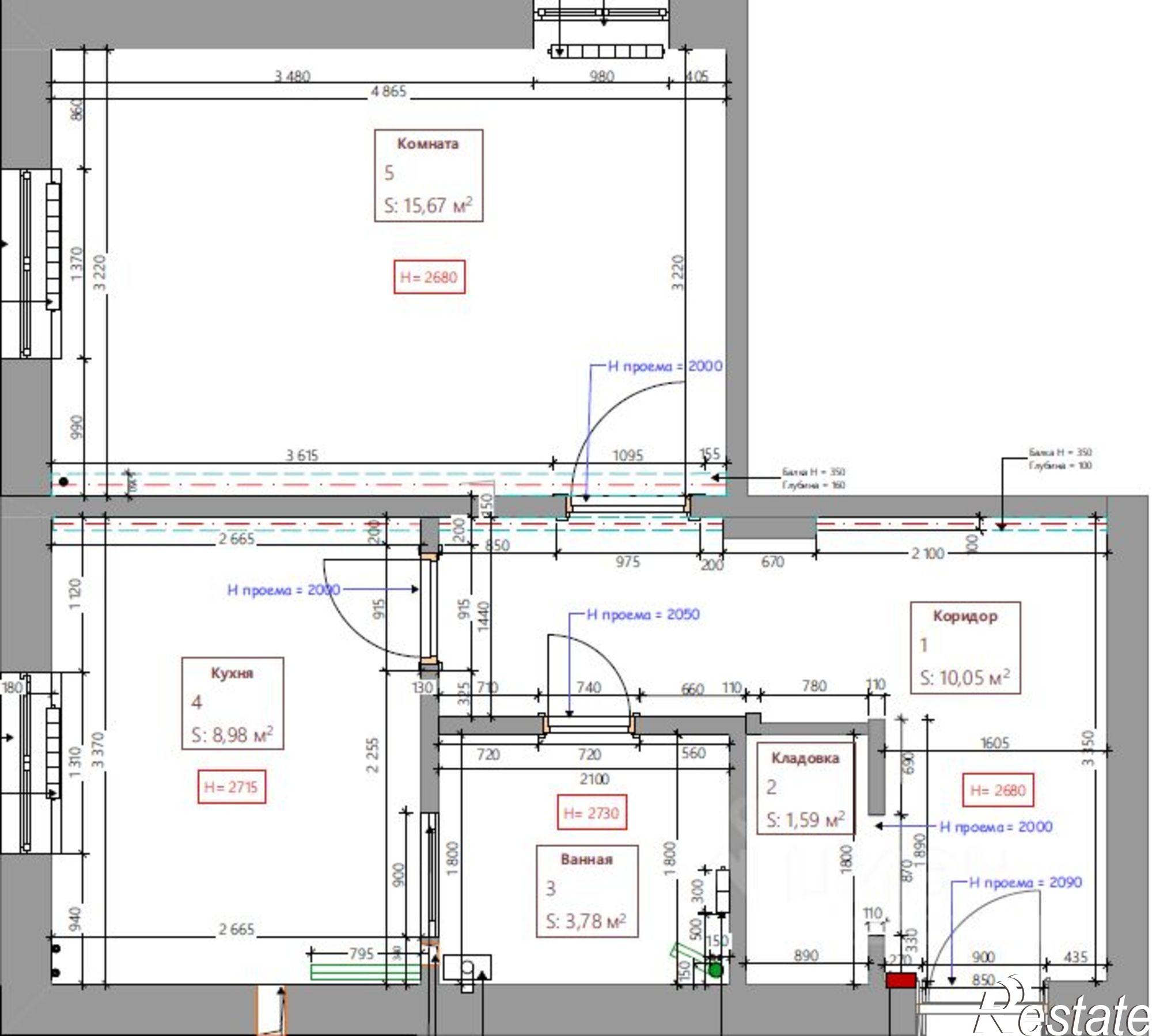 Купить квартиру за 3 100 000 рублей на Телевизионная улица, 10