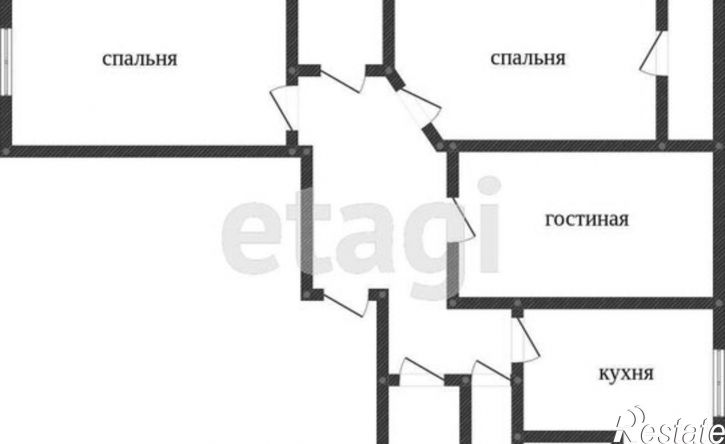 3-комн квартира ул Маяковского, 43,  д. 43