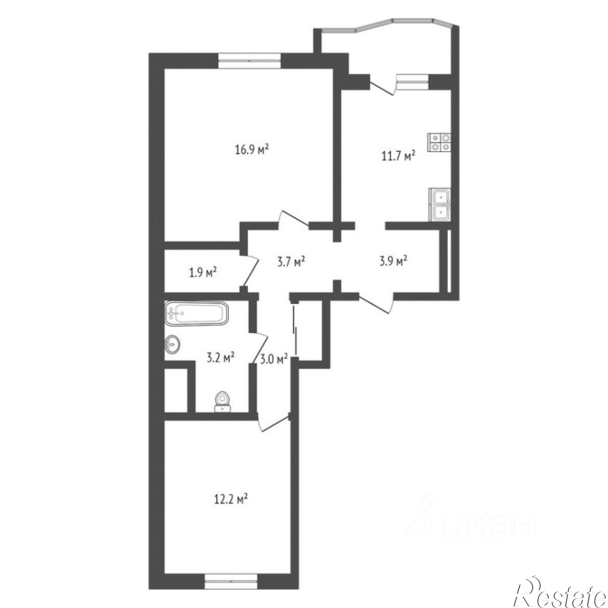 Купить квартиру за 6 500 000 рублей на ул Фомушина, 6