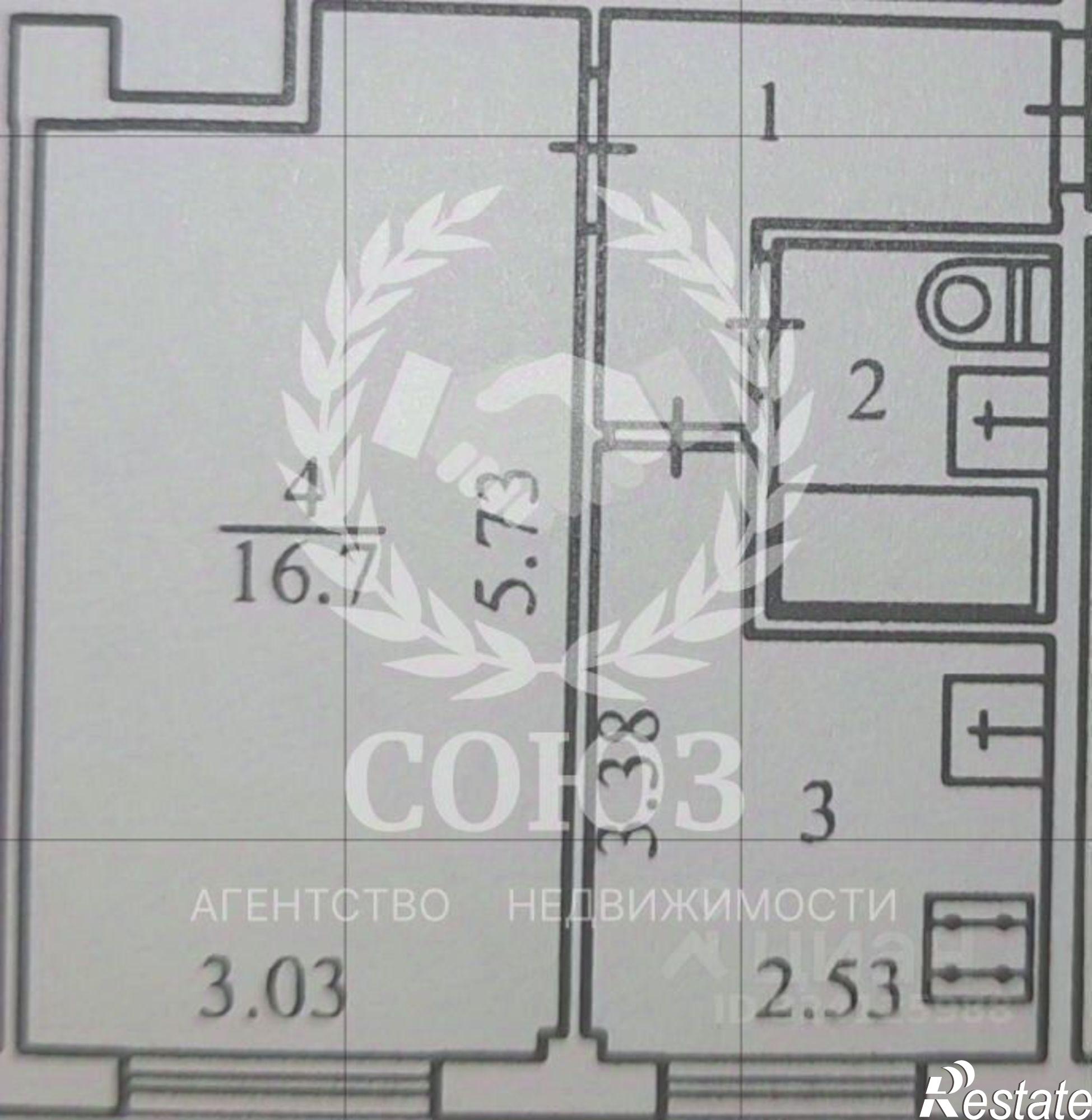 Купить квартиру за 2 700 000 рублей на ул Гурьянова, 37