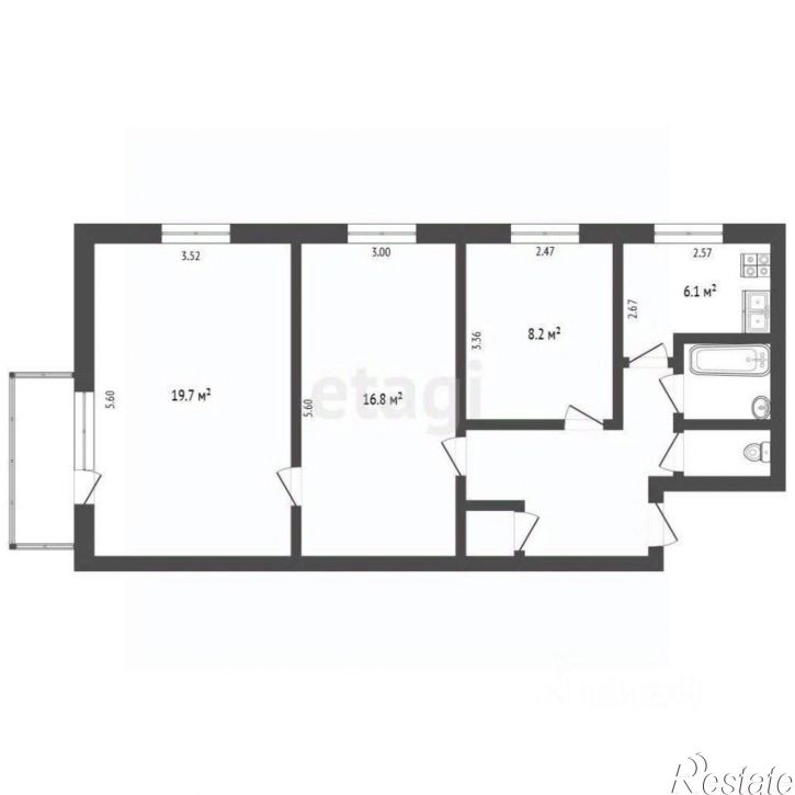 3-комн квартира ул Ленина, 27 1,  д. 27 1,  к. 1