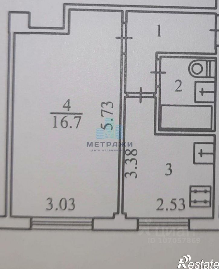 1-комн квартира улица Гурьянова, 47,  д. 47