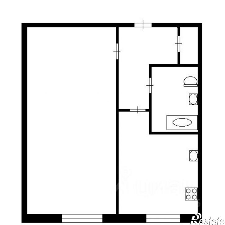 1-комн квартира улица Степана Разина, 95,  д. 95