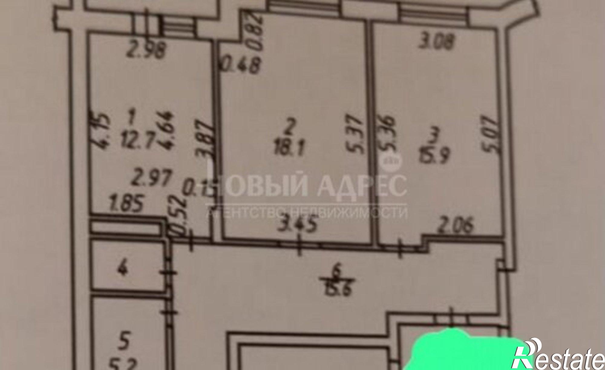 Купить квартиру за 9 990 000 рублей на улица Степана Разина, 28