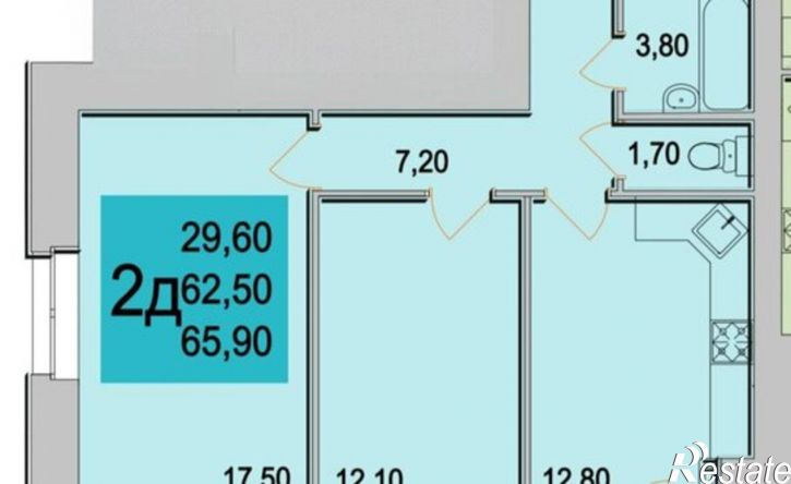 2-комн квартира ул Резванская, 3,  д. 3