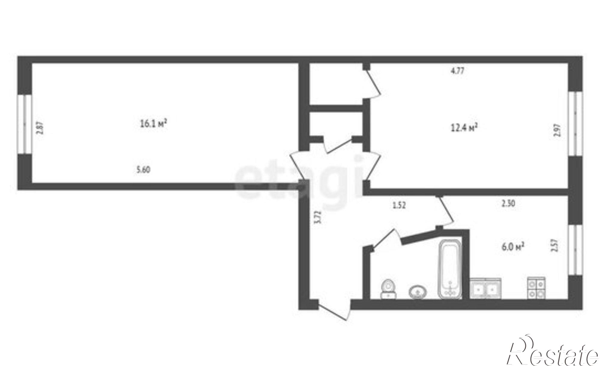 Купить квартиру за 4 250 000 рублей на улица Труда, 16