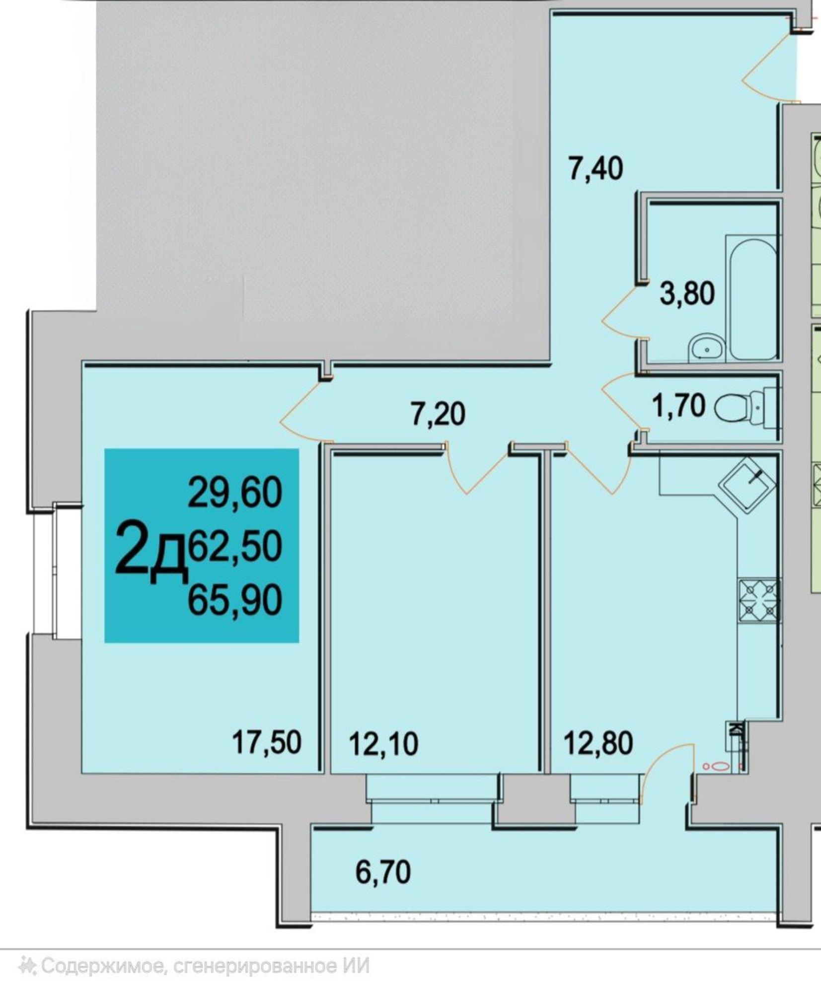 Купить квартиру за 5 600 000 рублей на Резванская улица, д.5