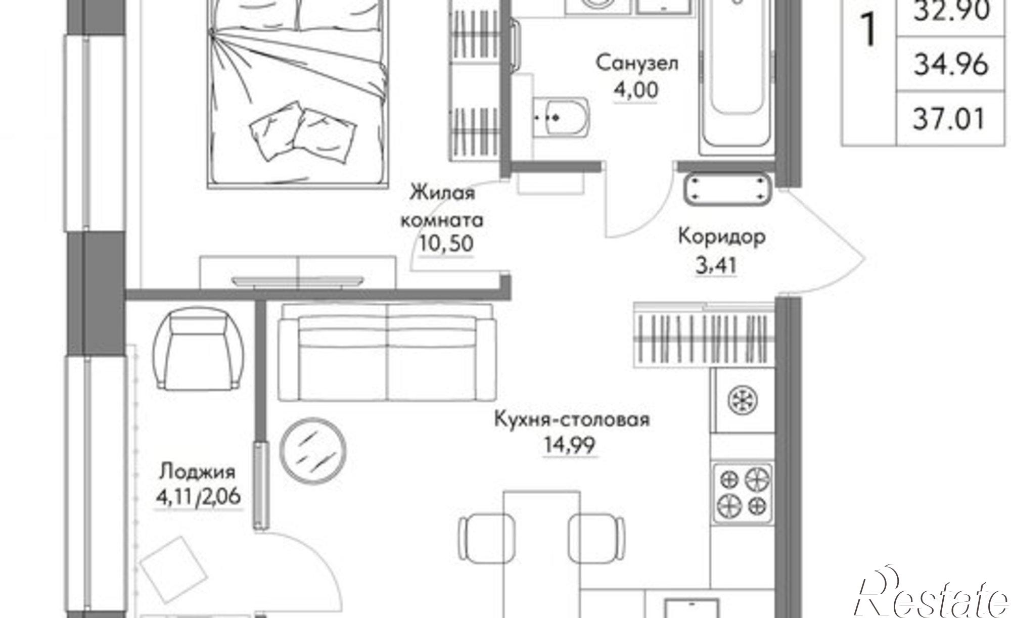 Купить квартиру за 6 150 250 рублей на ул Тепличная, 22