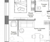 1-комн, 37 кв м, этаж 3/9 ул Тепличная, 22