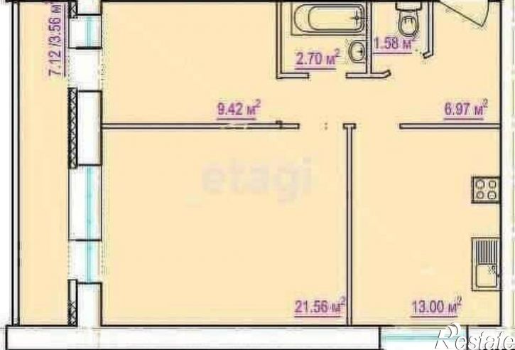 2-комн квартира Минская улица, 40,  д. 40