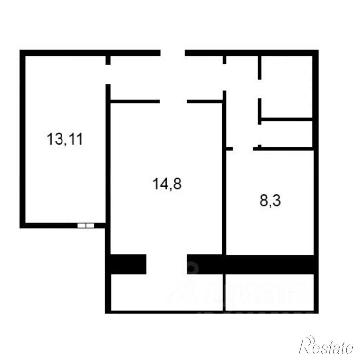 2-комн квартира ул Малоярославецкая, 14,  д. 14