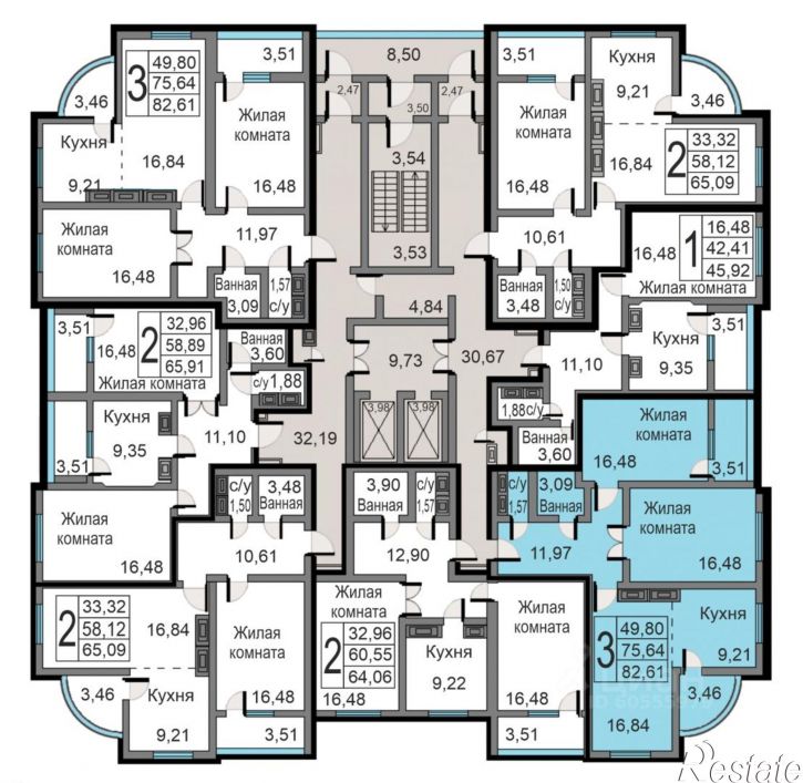 3-комн квартира Минская улица, 23 к1,  д. 23 к1