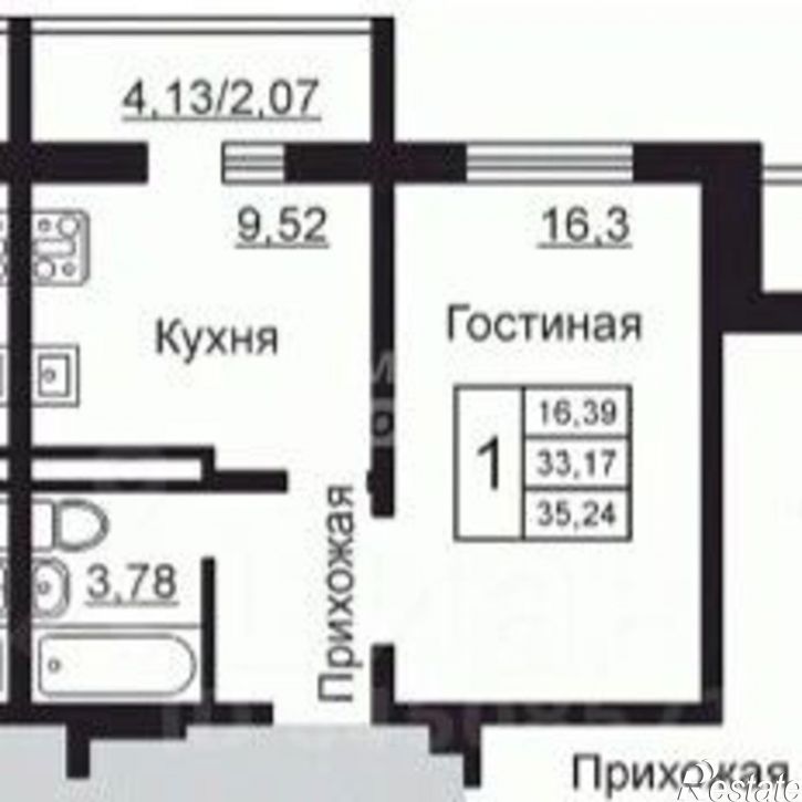 1-комн квартира ул Минская, 42,  д. 42