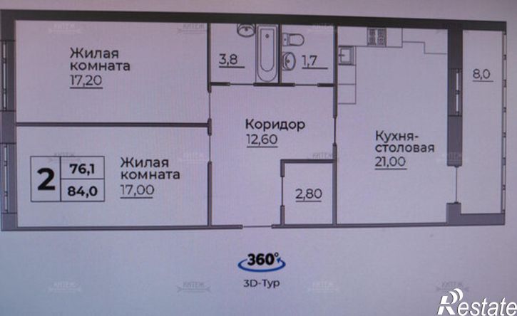 2-комн квартира ул Первых Коммунаров, 16,  д. 16
