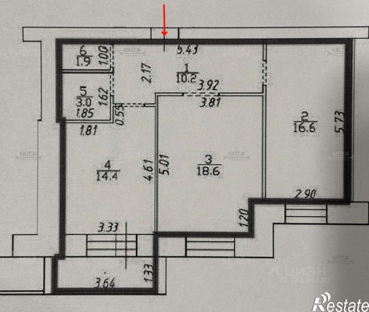 2-комн квартира Сиреневый б-р, 14,  д. 14