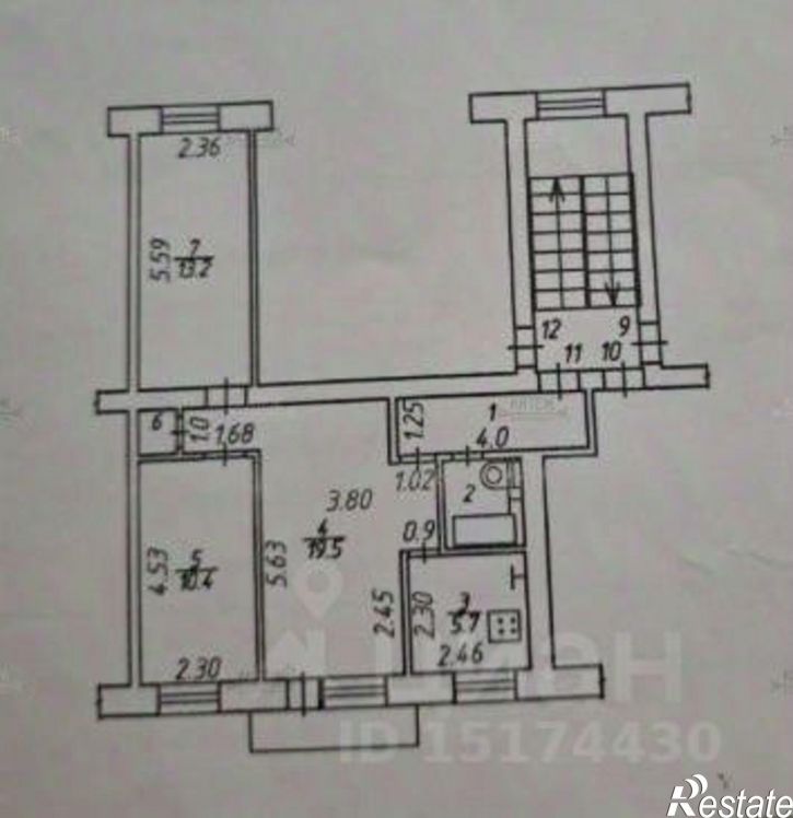 2-комн квартира ул Первомайская, 16А,  д. 16А