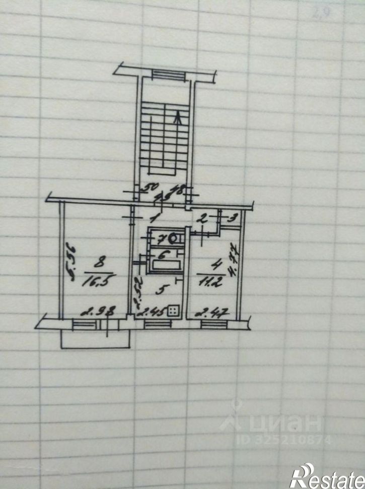 2-комн квартира улица Гурьянова, 18,  д. 18