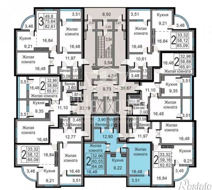2-комн квартира Минская улица, 23 к1,  д. 23 к1