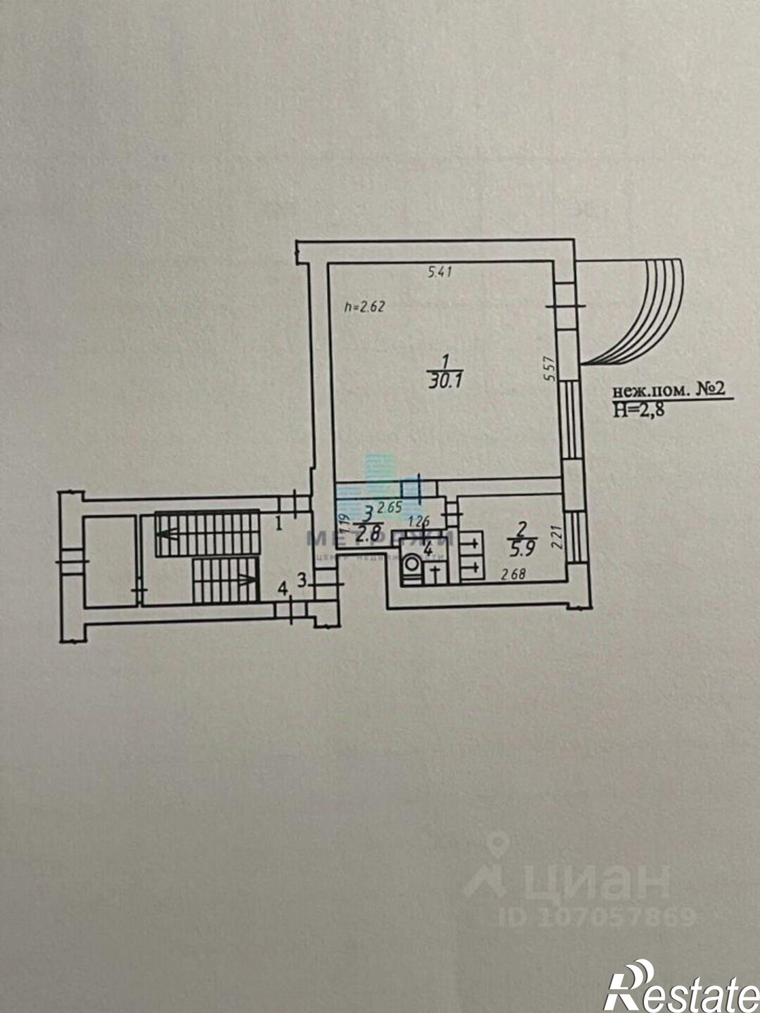 Купить торговое помещение за 5 174 160 рублей на Московская улица, 218