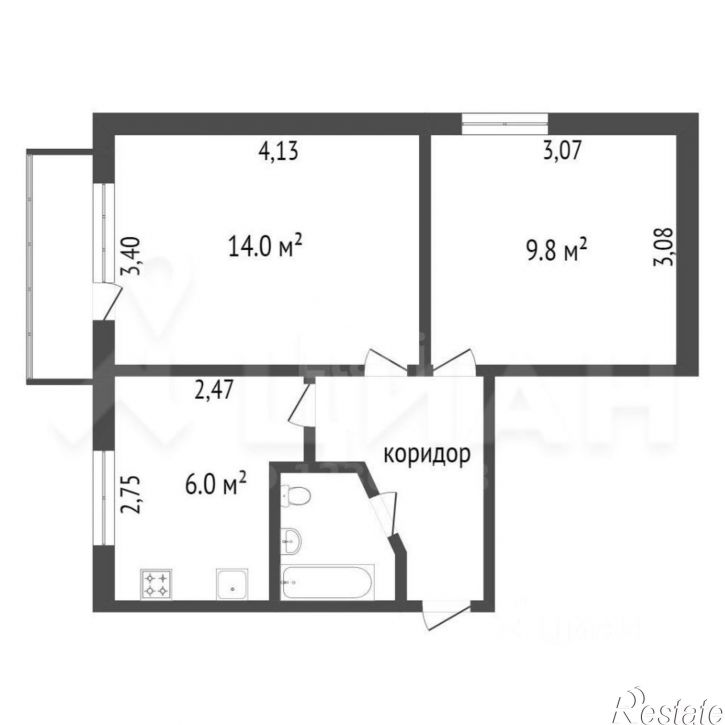 2-комн квартира улица Ленина, 31,  д. 31