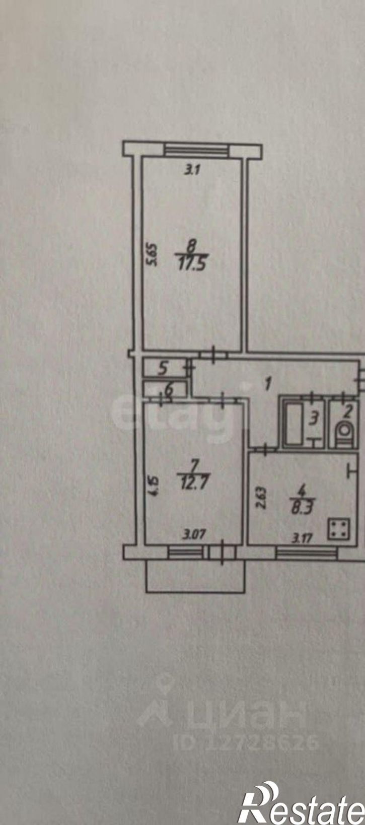 2-комн квартира ул Суворова, 86,  д. 86