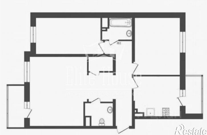 3-комн квартира Солнечный бульвар, 18,  д. 18