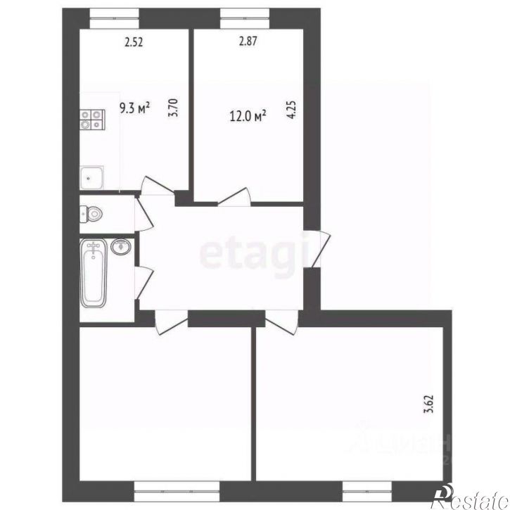 3-комн квартира Социалистическая улица, 8,  д. 8