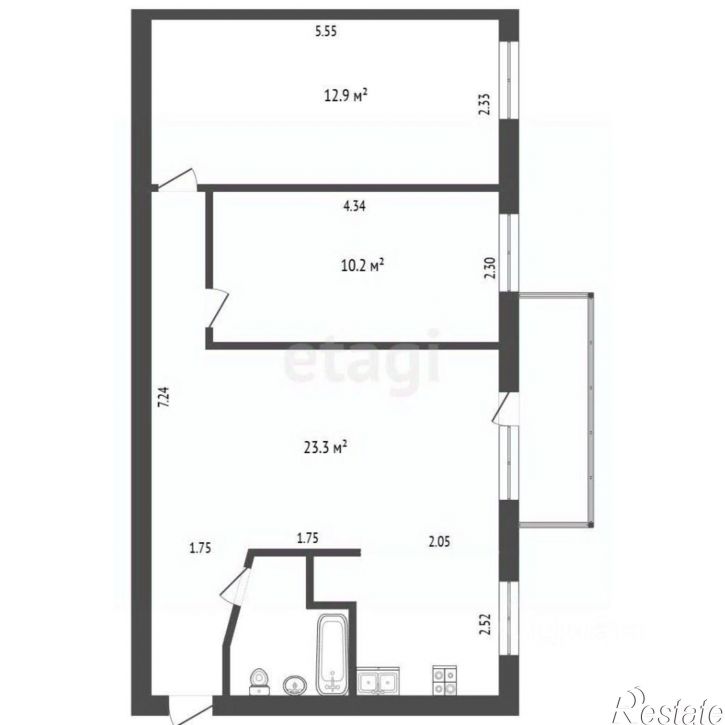 3-комн квартира ул Суворова, 120,  д. 120