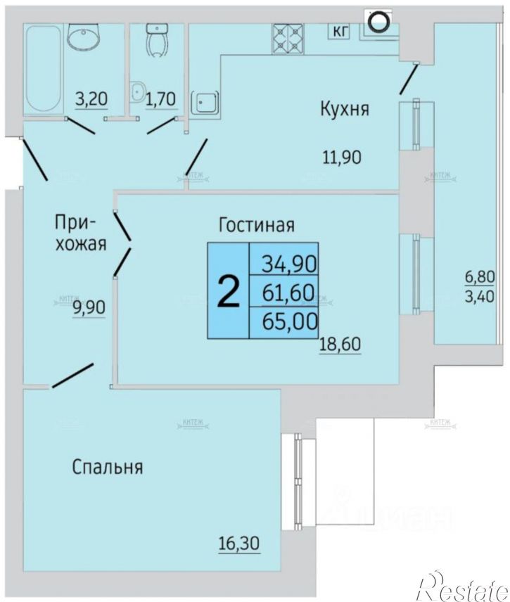2-комн квартира Резванская улица, 7,  д. 7