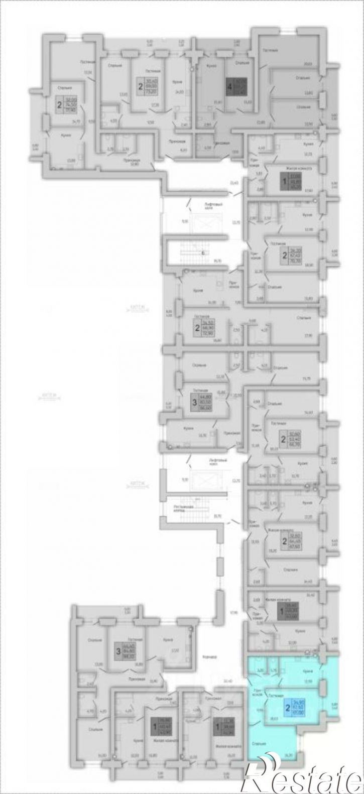 2-комн квартира Резванская улица, 7,  д. 7