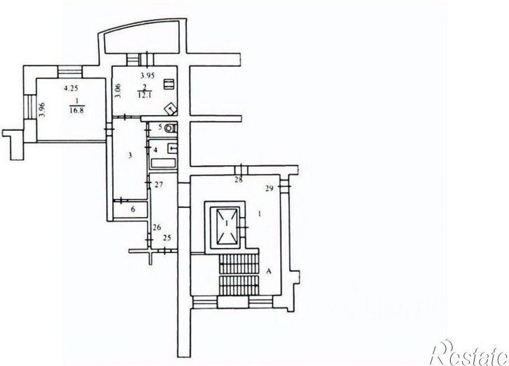 1-комн квартира ул Гурьянова, 26,  д. 26