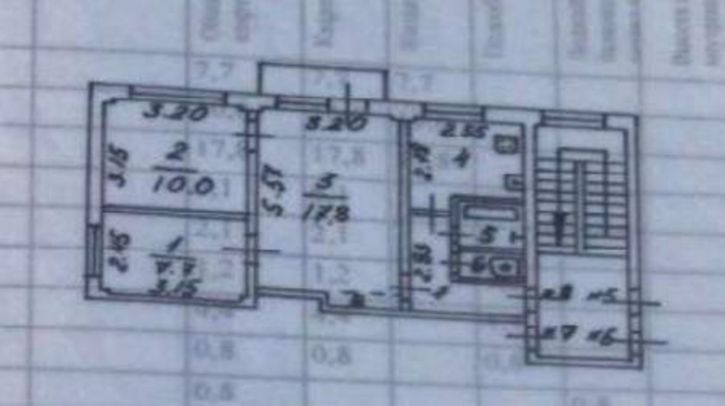 3-комн квартира Платова ул., д.1/44