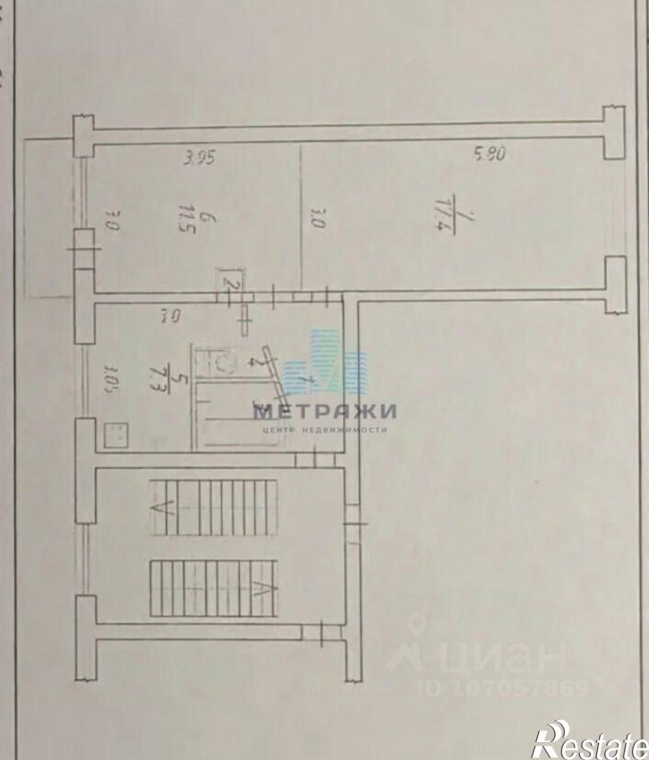 2-комн квартира улица Баррикад, 155,  д. 155
